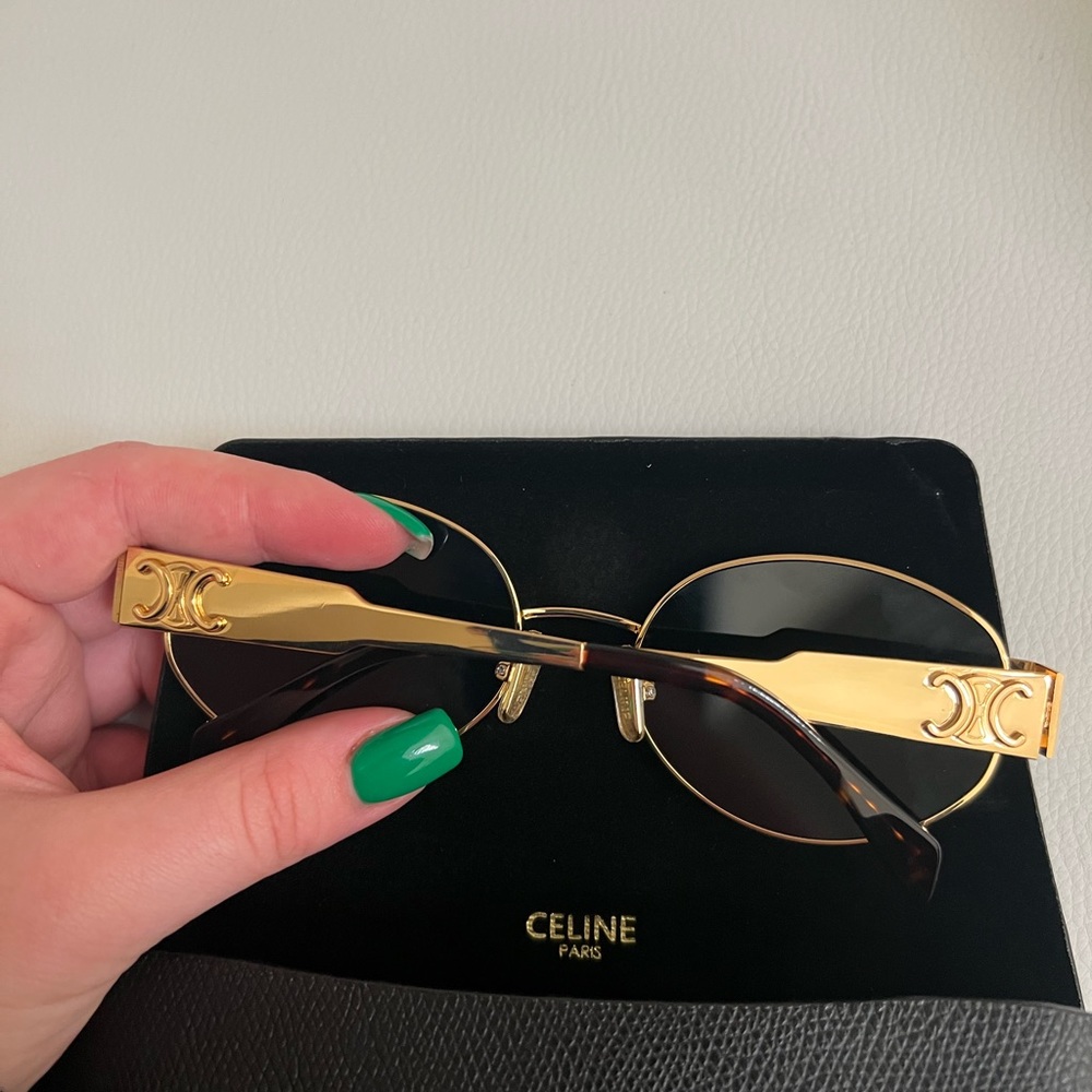 CELINE TRIOMPHE METAL 01 SUNGLASSES l